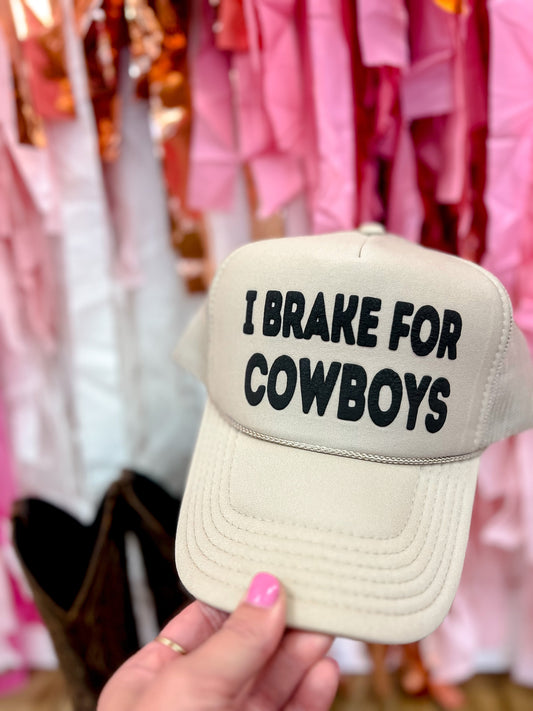 I Brake for Cowboys Trucker Hat - The Tool Store