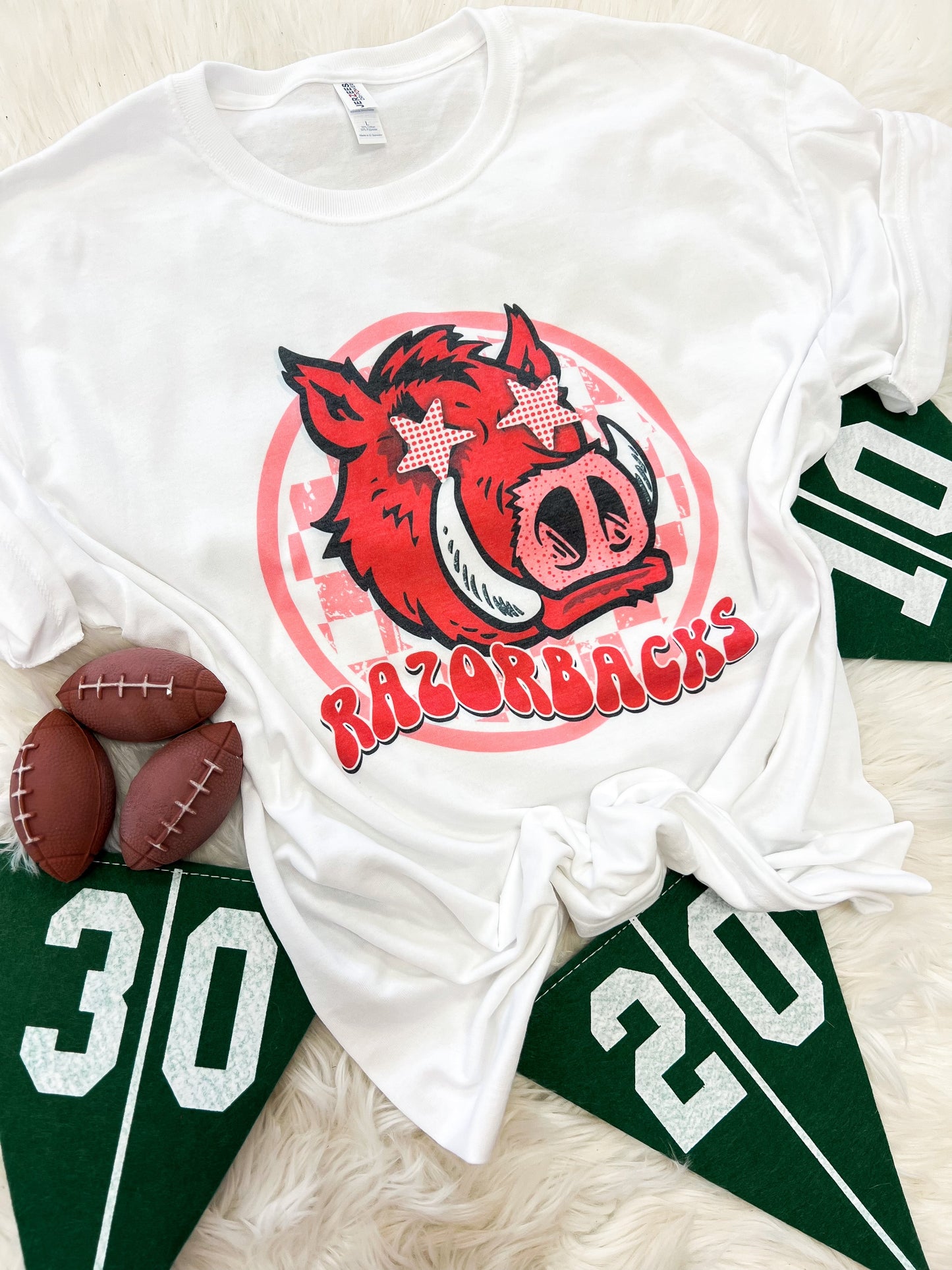 Preppy Football Mascot Tees