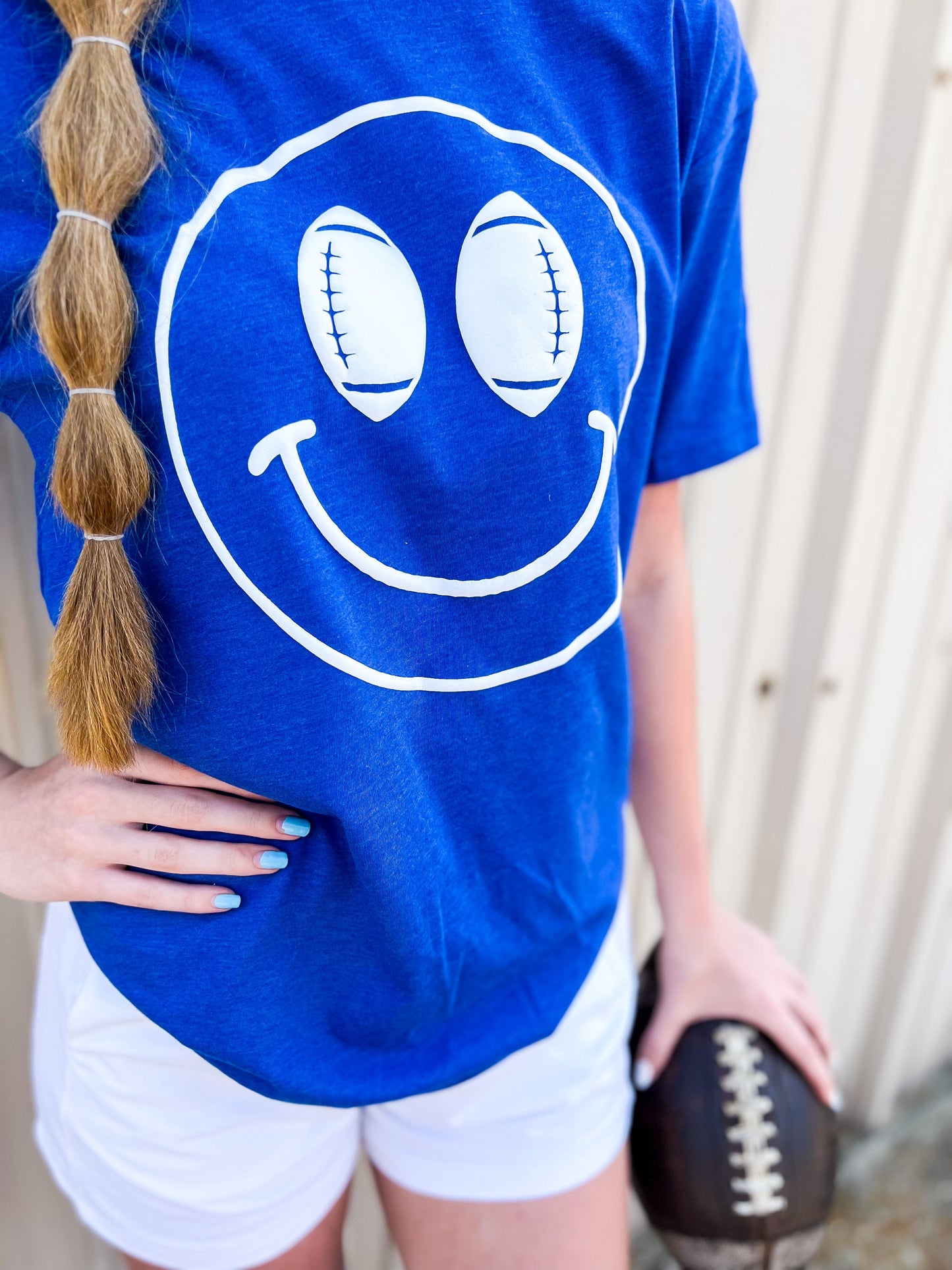Football Smiley Tee - The Tool Store