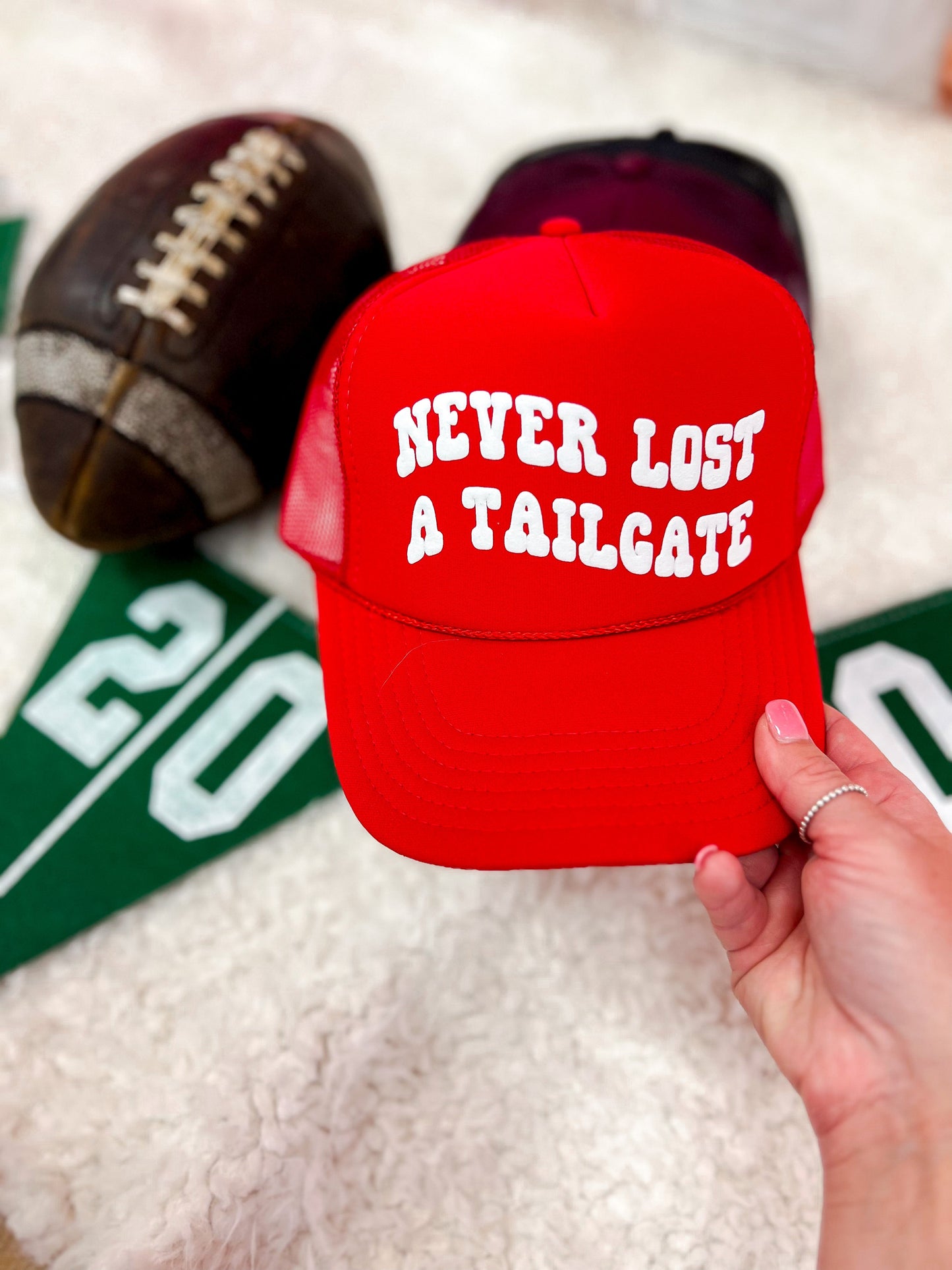 Never Lost a Tailgate Trucker Hat