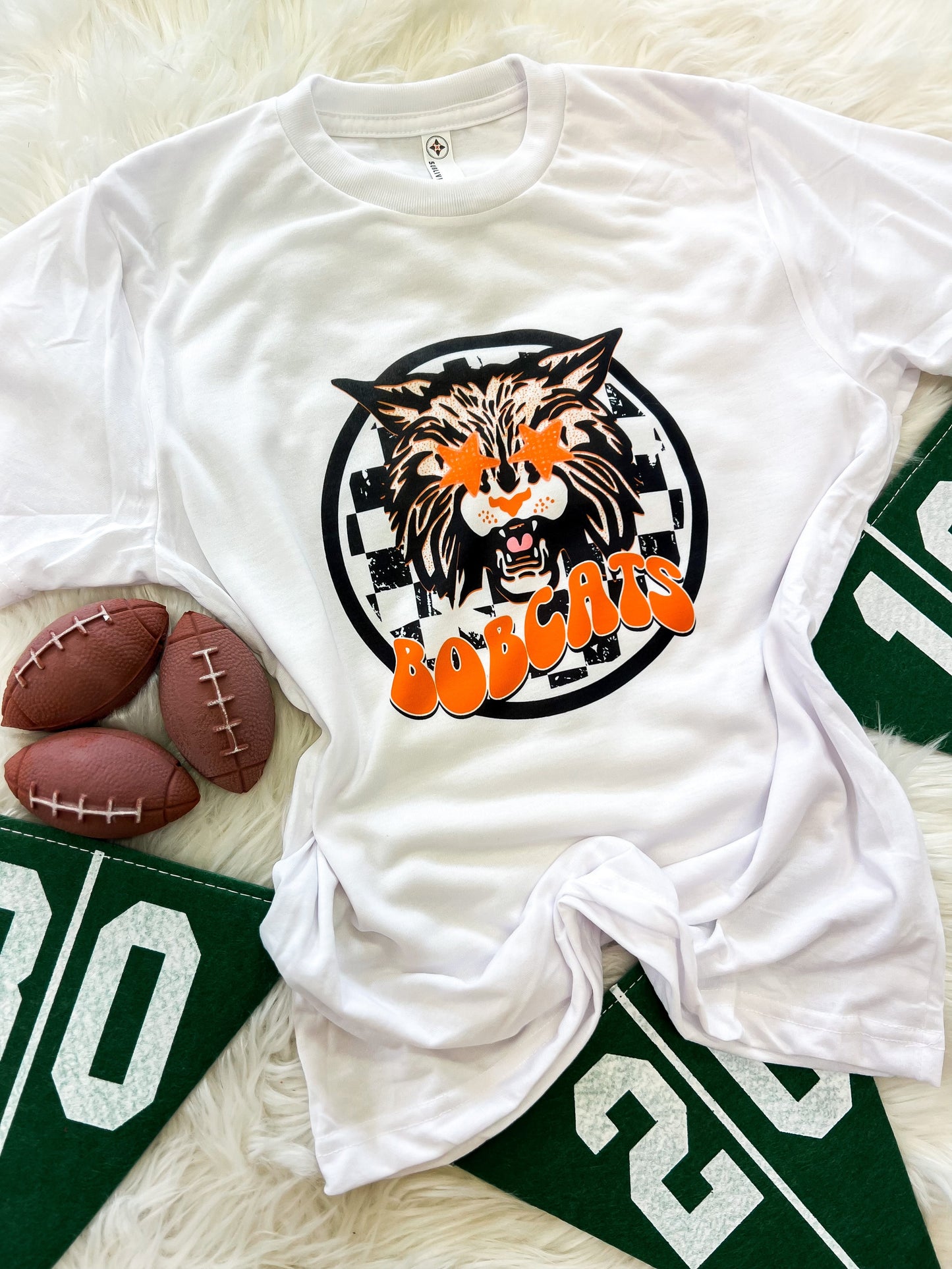 Preppy Football Mascot Tees