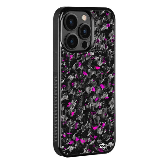 iPhone 13 Pro Max Real Purple Flake Forged Carbon Fiber Phone Case | CLASSIC Series - The Tool Store