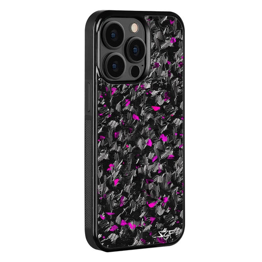 iPhone 14 Pro Real Purple Flake Forged Carbon Fiber Phone Case | CLASSIC Series - The Tool Store