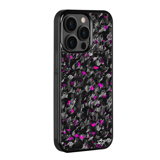 iPhone 15 Pro Max Real Purple Flake Forged Carbon Fiber Phone Case | CLASSIC Series - The Tool Store