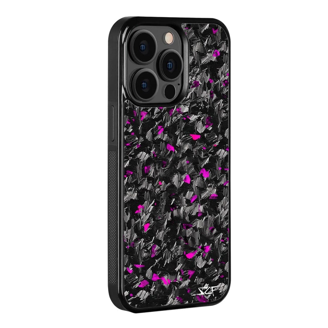 iPhone 15 Pro Real Purple Flake Forged Carbon Fiber Phone Case | CLASSIC Series - The Tool Store