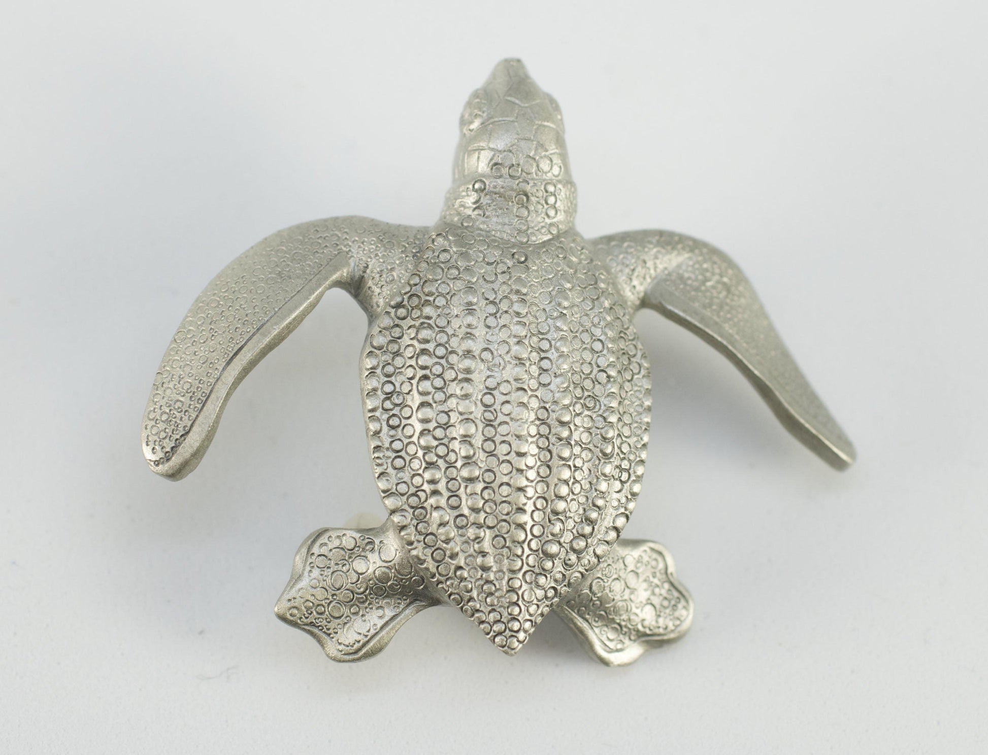 Leatherback Turtle Pin, Hatchling Sea Life  Lead Free Pewter Pin - The Tool Store