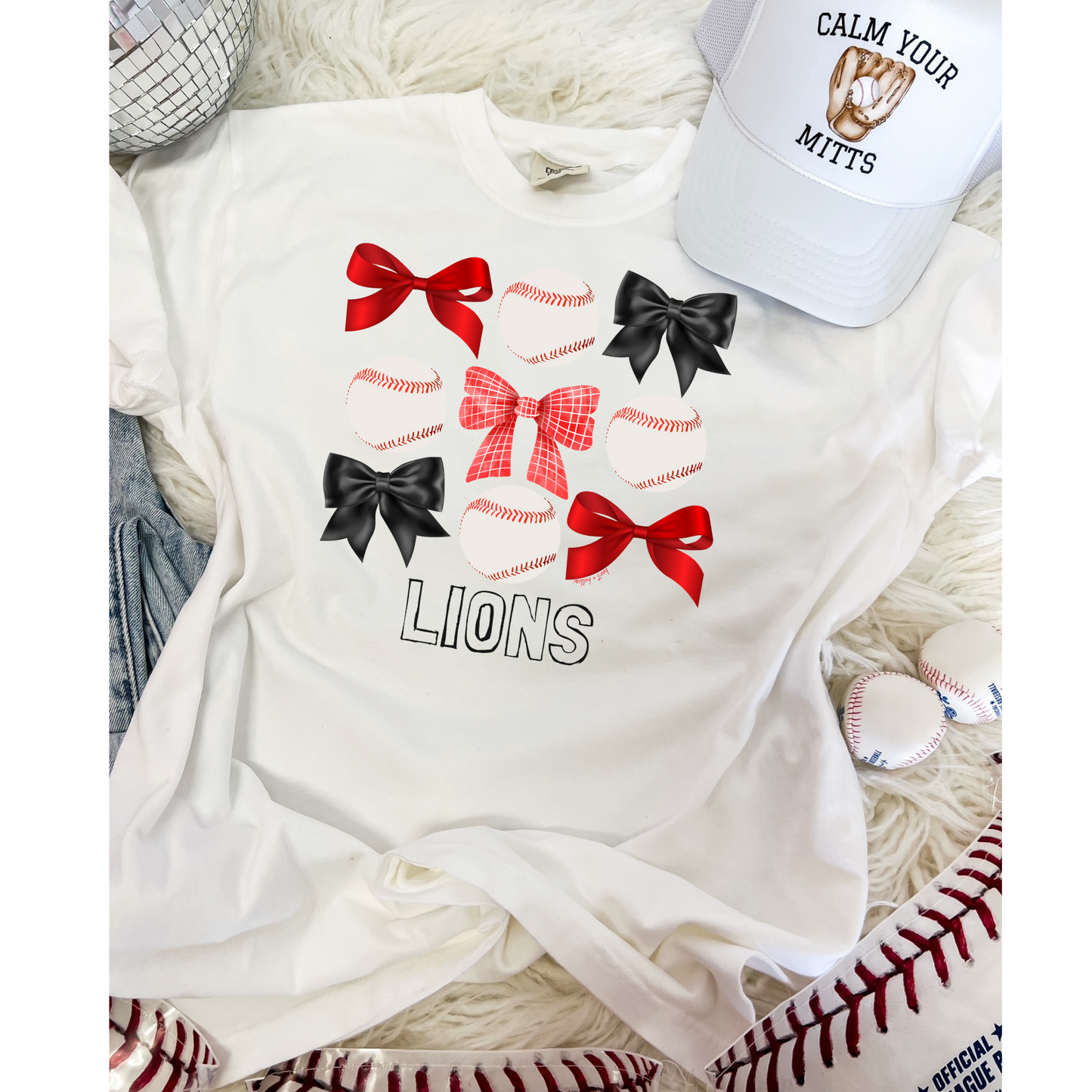 Baseball Bow Tee