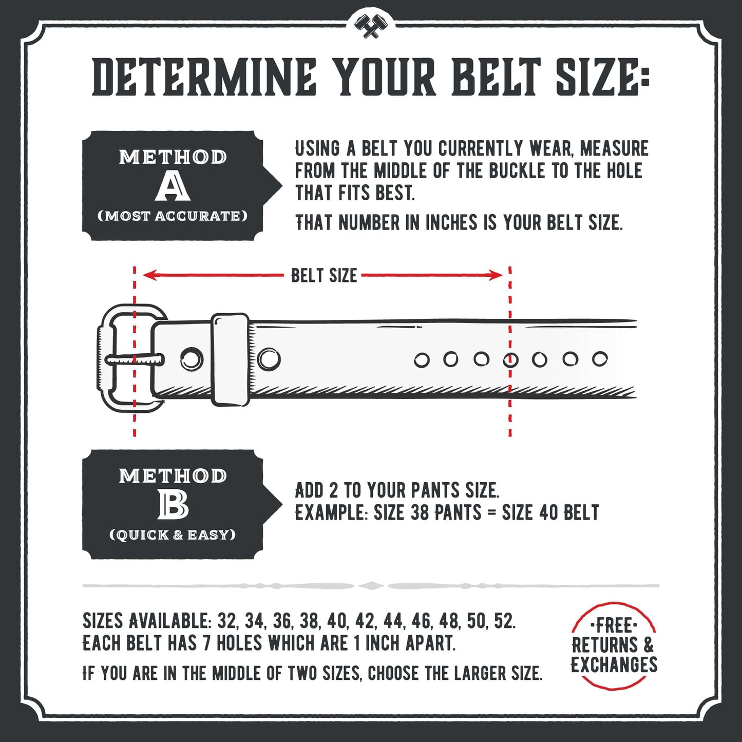 The Icon Leather Belt - The Tool Store