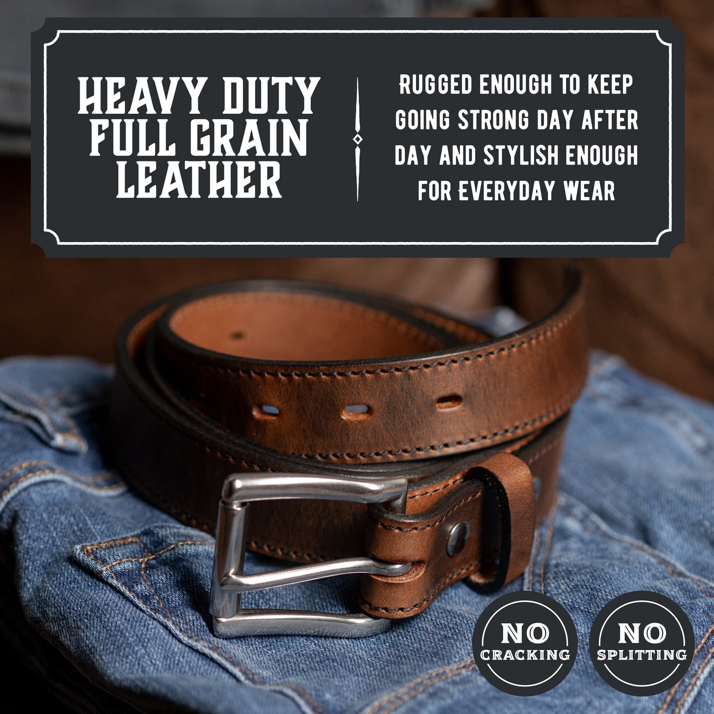 The Icon Leather Belt - The Tool Store