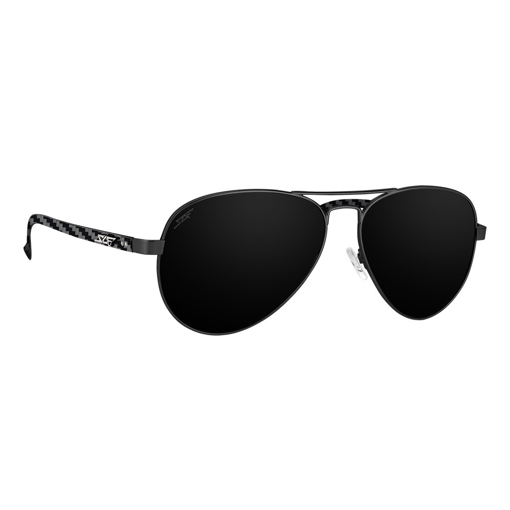 ●MONTANA● Real Carbon Fiber Sunglasses (Polarized Lens | Carbon Fiber Temples | Black) - The Tool Store