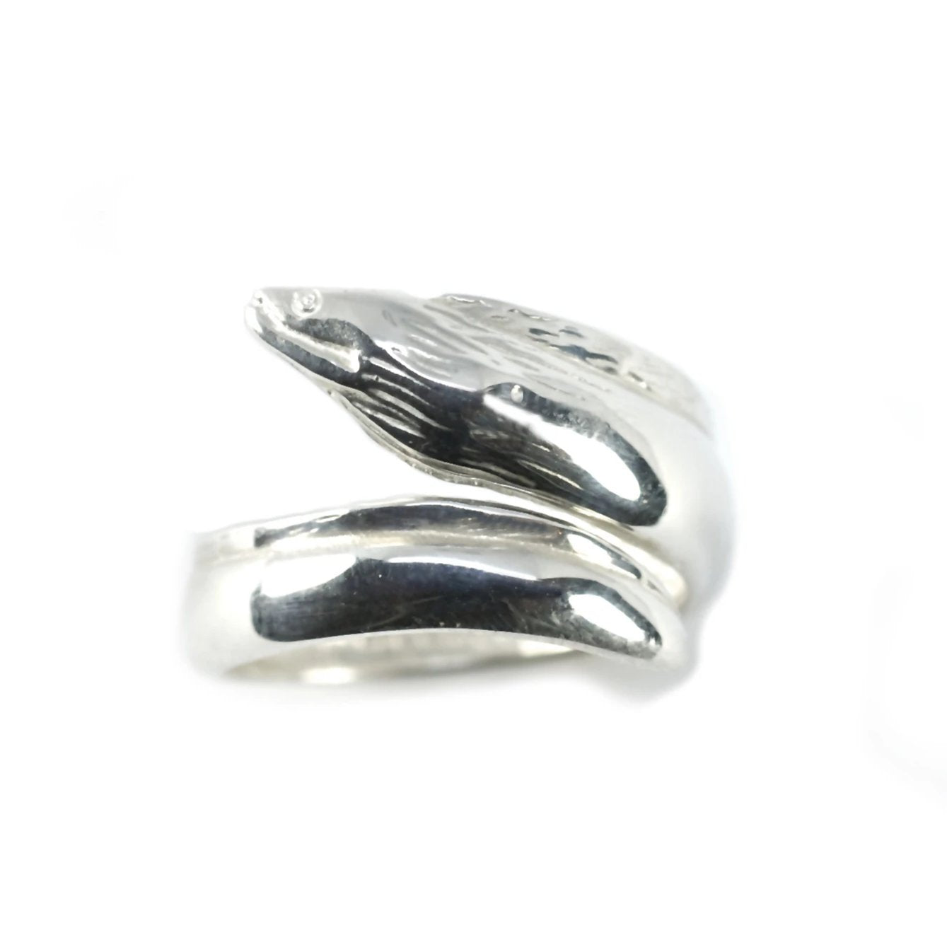 Moray Eel Sterling Silver Ring Sea Life Ring Scuba Diving Jewelry - The Tool Store