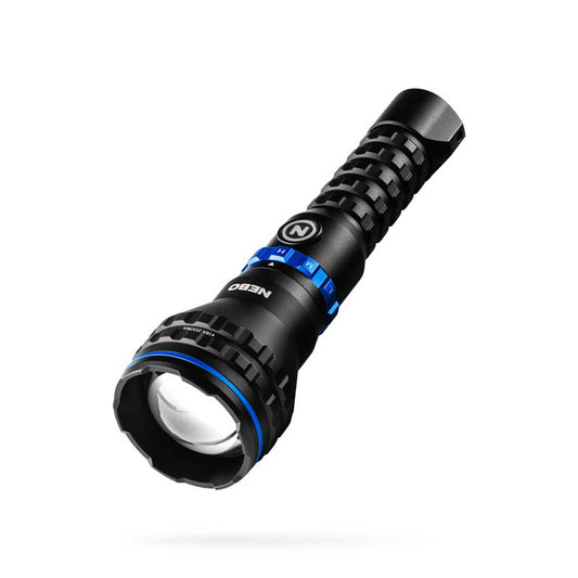 Nebo Luxtreme MZ60 Blueline Flashlight USB-C Rechargeable Half-Mile Beam Flashlight - The Tool Store