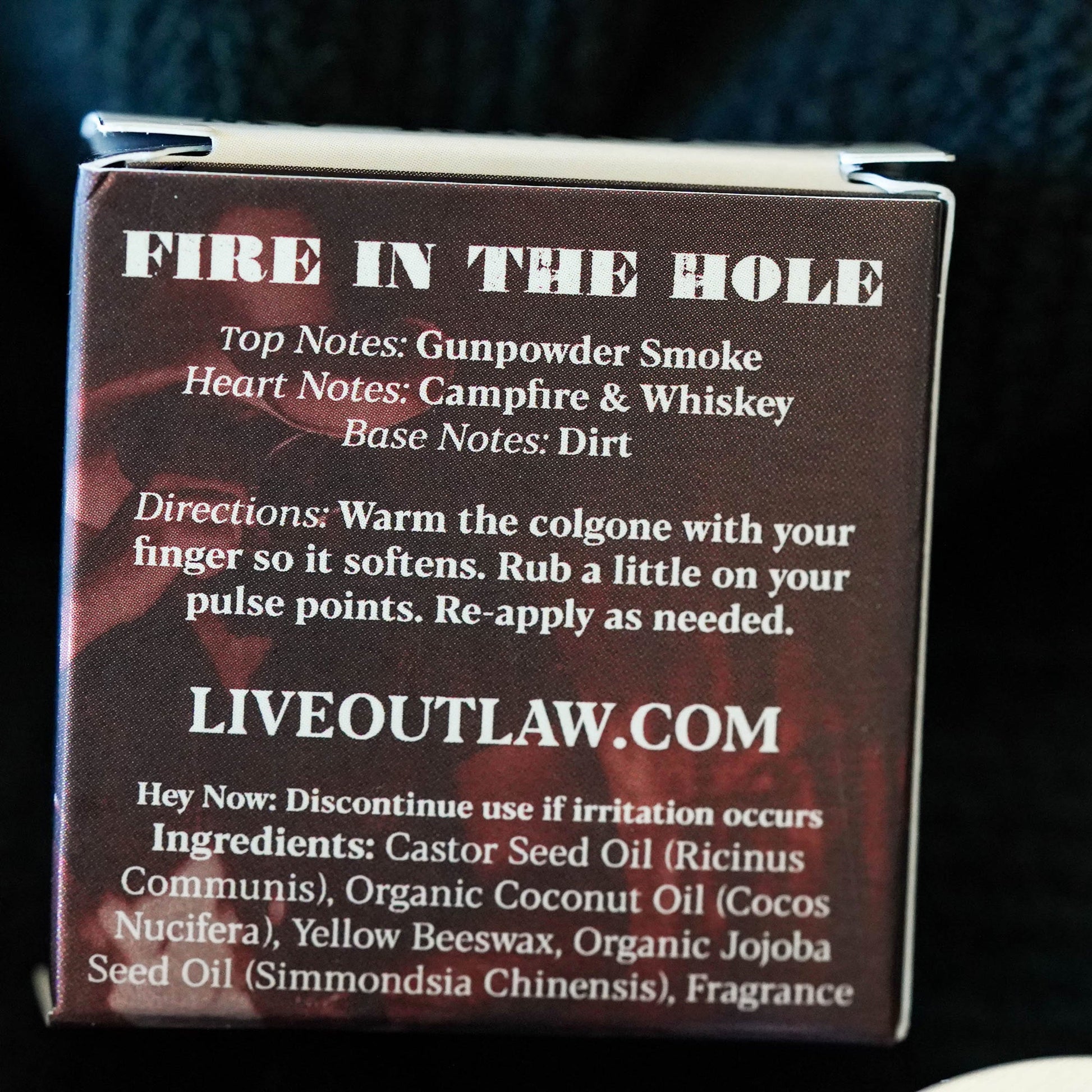 Fire in the Hole Campfire Solid Cologne - The Tool Store