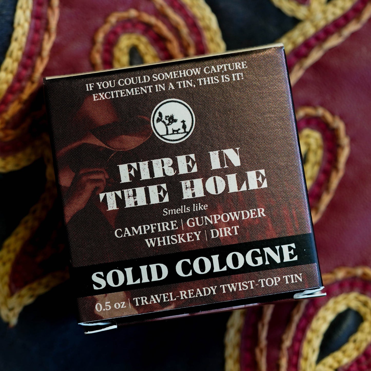 Fire in the Hole Campfire Solid Cologne - The Tool Store