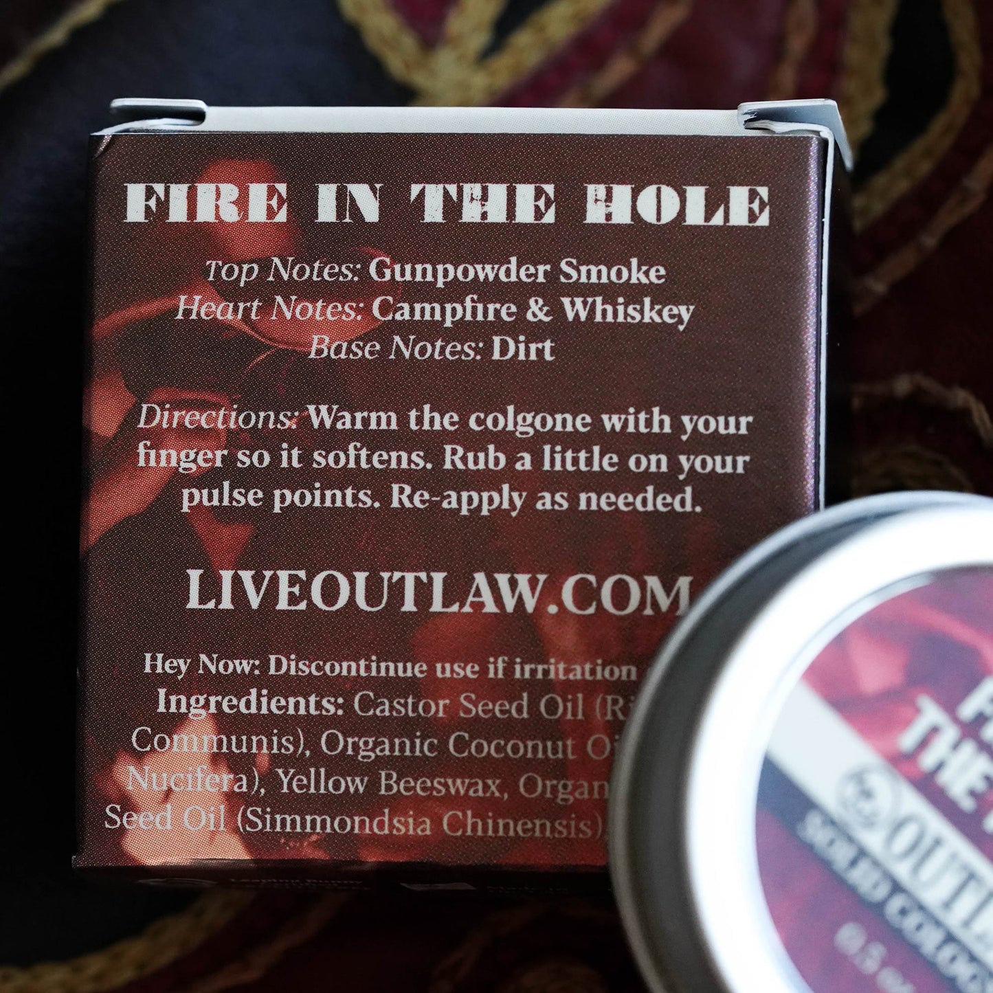 Fire in the Hole Campfire Solid Cologne - The Tool Store