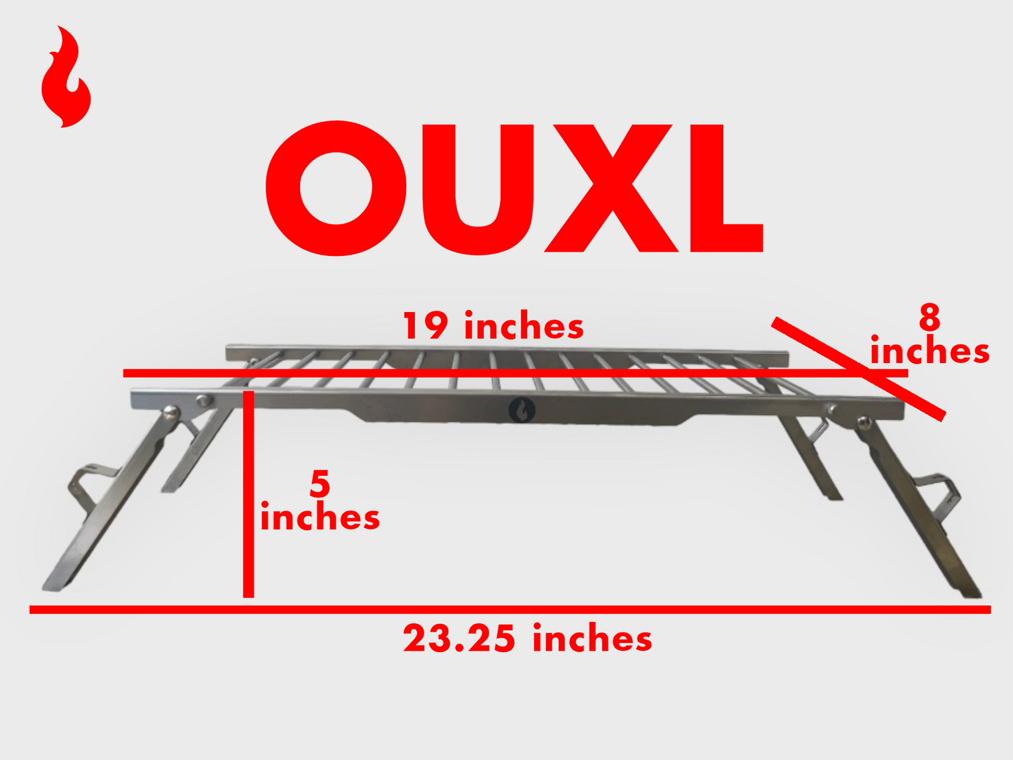 OUXL: Over/Under/Extra/Large Grill and Stand (Krakatoa Size) - The Tool Store