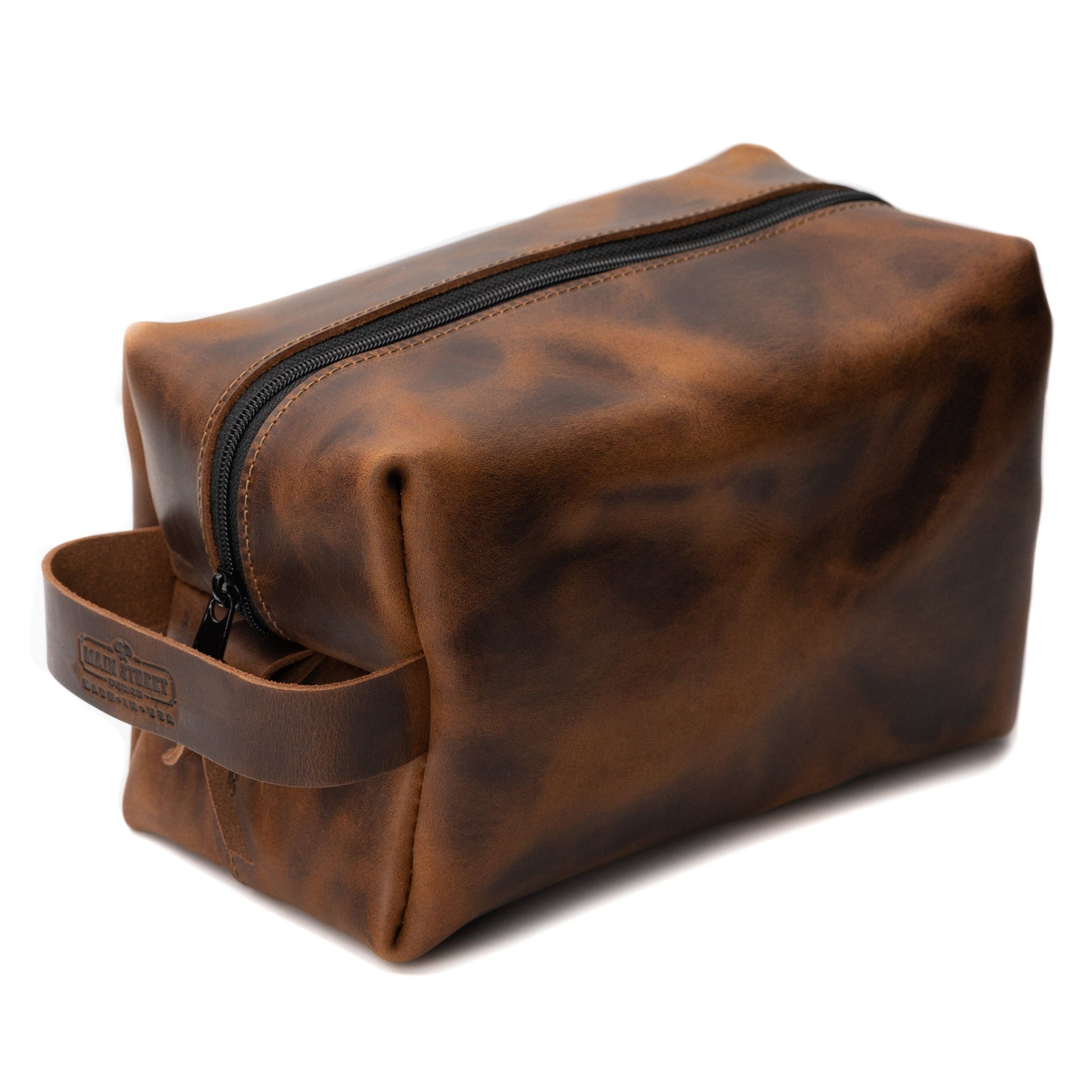 Leather Toiletry Bag for Men | Dopp Kit / Travel Pack - The Tool Store