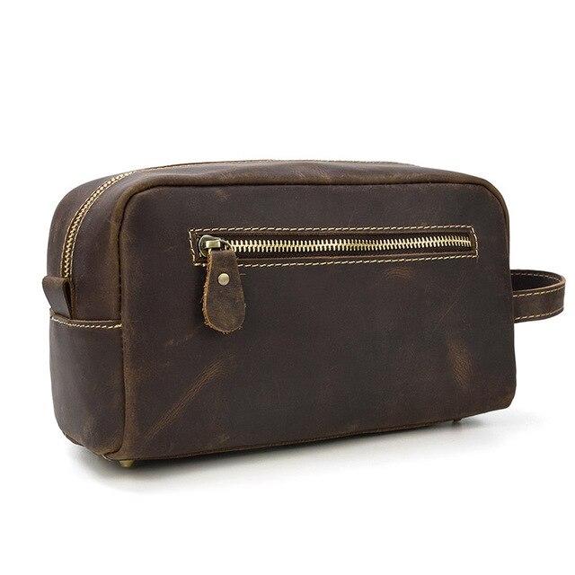 The Wanderer Toiletry Bag | Genuine Leather Toiletry Bag - The Tool Store