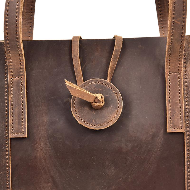 The Taavi Tote | Handcrafted Leather Tote Bag - The Tool Store