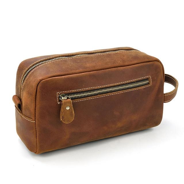 The Wanderer Toiletry Bag | Genuine Leather Toiletry Bag - The Tool Store