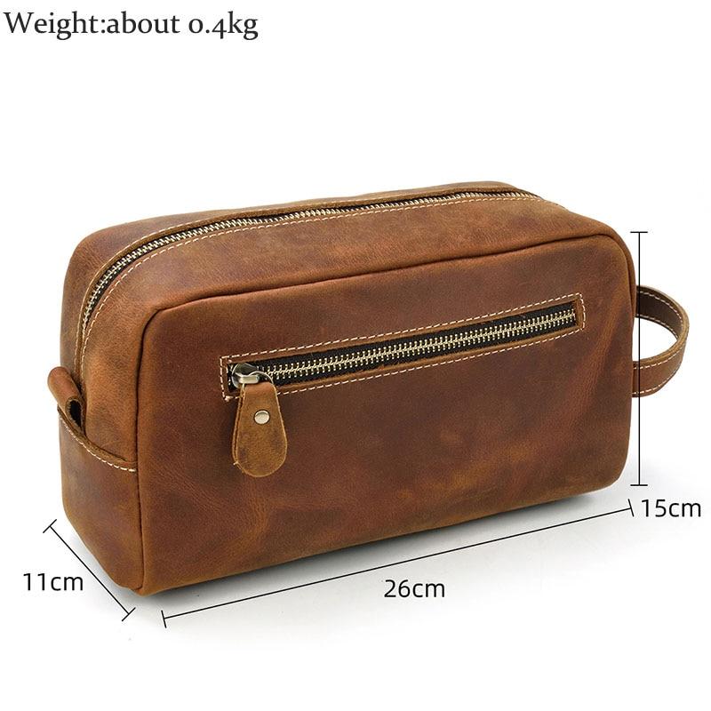 The Wanderer Toiletry Bag | Genuine Leather Toiletry Bag - The Tool Store