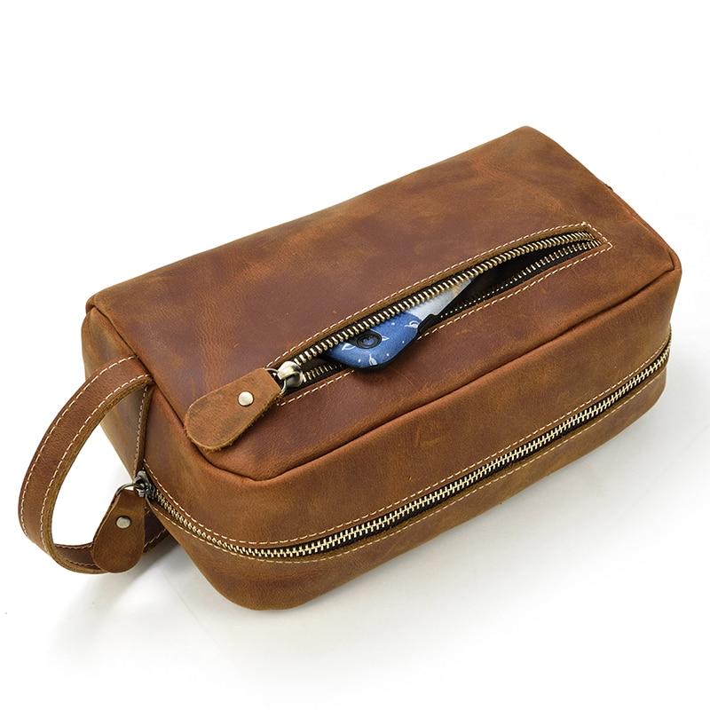 The Wanderer Toiletry Bag | Genuine Leather Toiletry Bag - The Tool Store