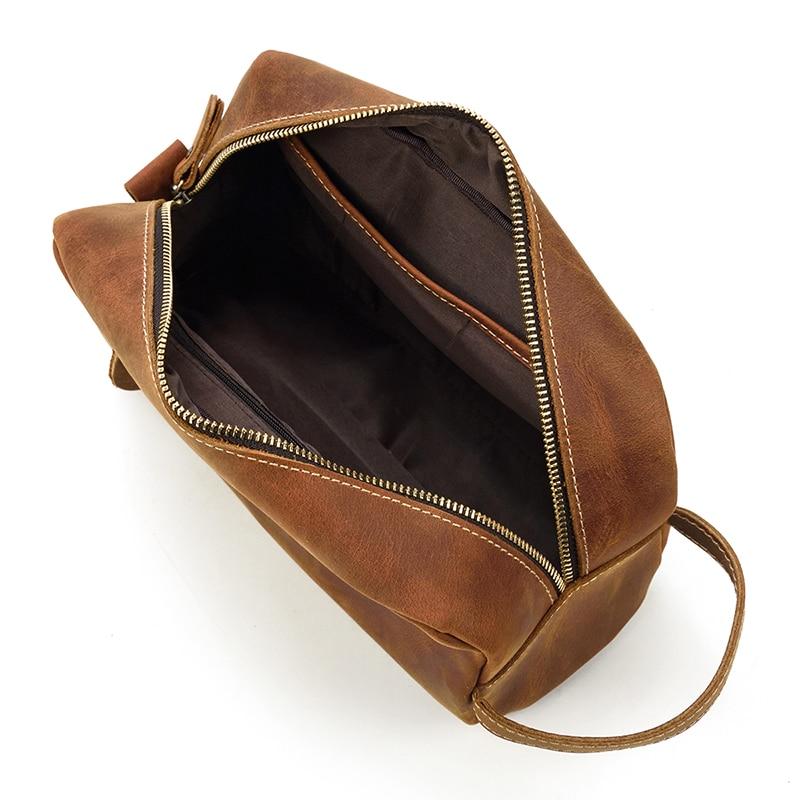 The Wanderer Toiletry Bag | Genuine Leather Toiletry Bag - The Tool Store