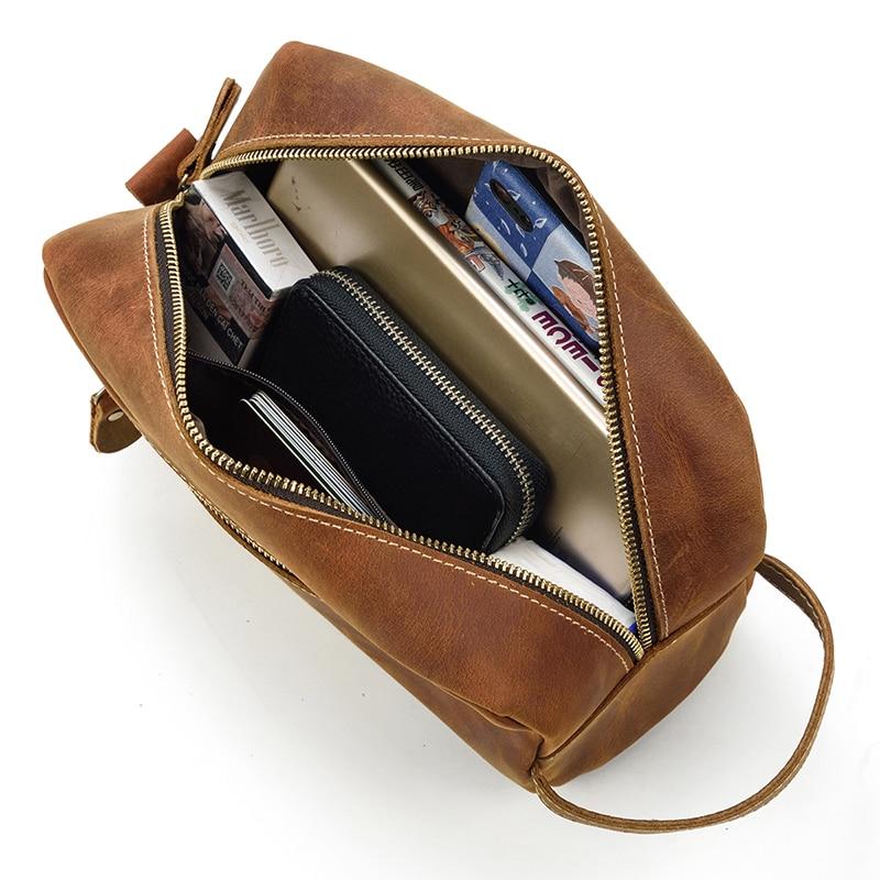 The Wanderer Toiletry Bag | Genuine Leather Toiletry Bag - The Tool Store