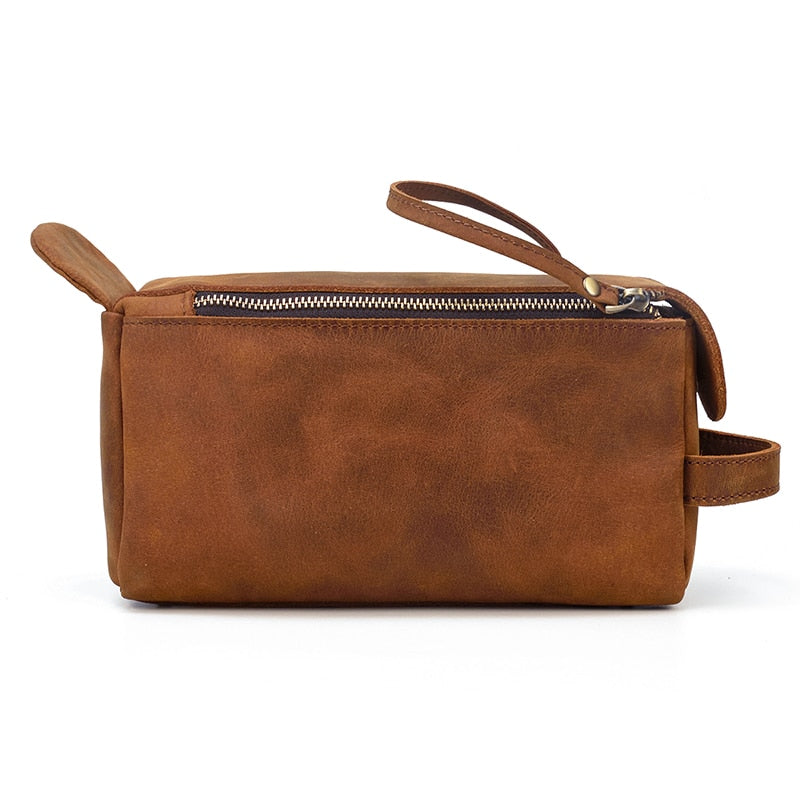 Dado Leather Dopp Kit | Handmade Leather Toiletry Bag - The Tool Store