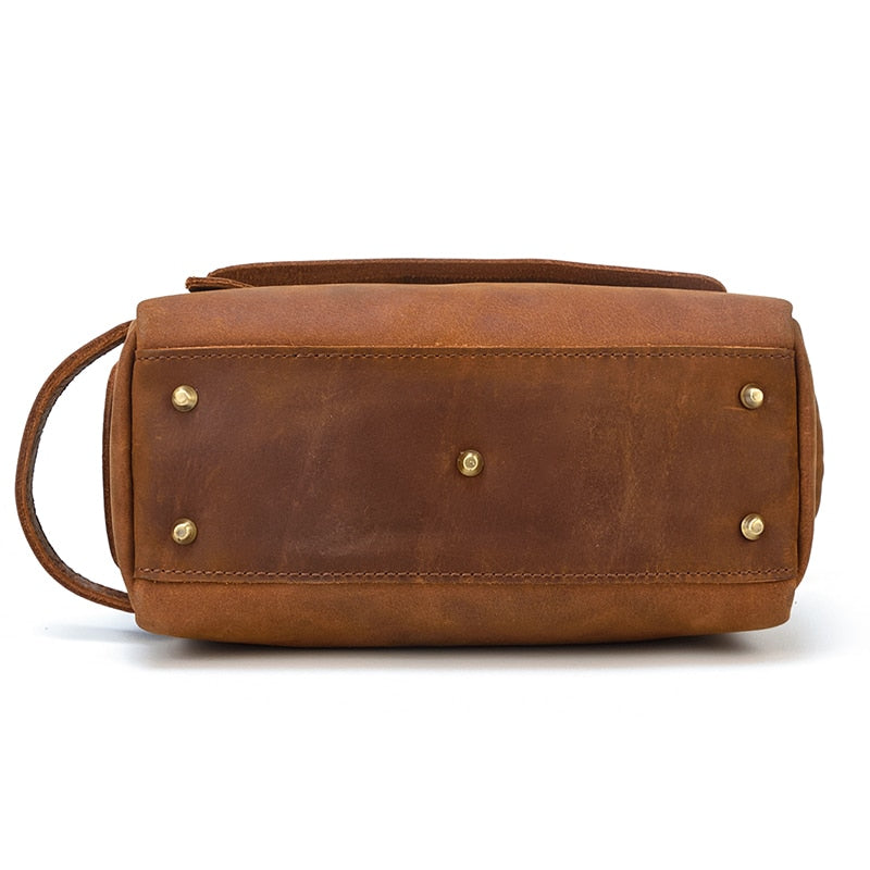 Dado Leather Dopp Kit | Handmade Leather Toiletry Bag - The Tool Store