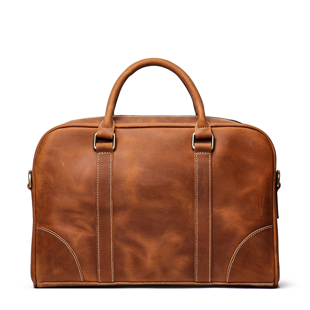 The Bjorn Leather Laptop Bag | Vintage Leather Briefcase - The Tool Store