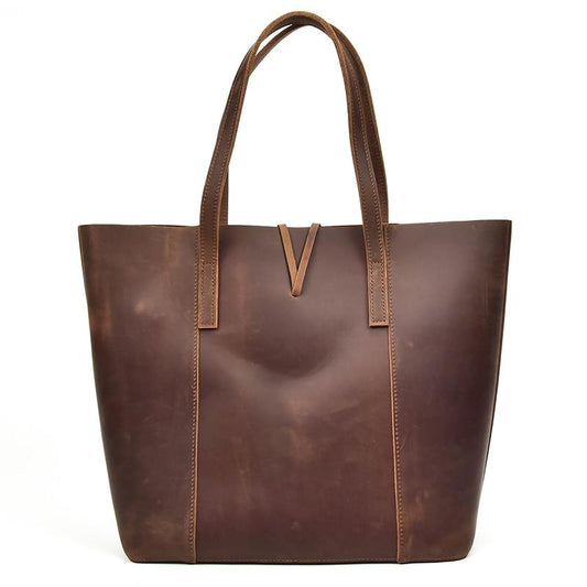 The Taavi Tote | Handcrafted Leather Tote Bag - The Tool Store