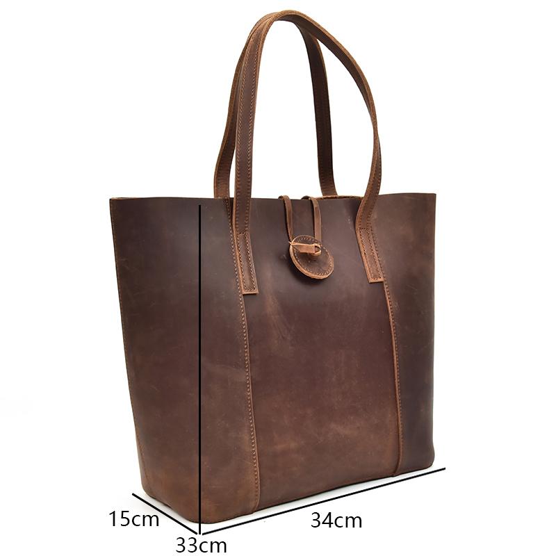 The Taavi Tote | Handcrafted Leather Tote Bag - The Tool Store