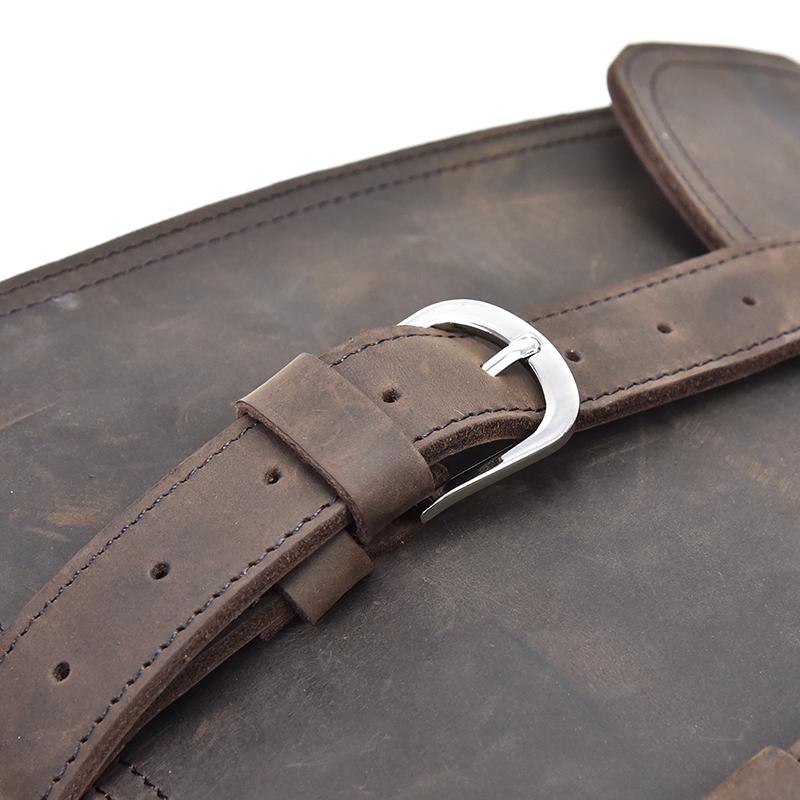 The Gustav Messenger Bag | Large Capacity Vintage Leather Messenger Bag - The Tool Store