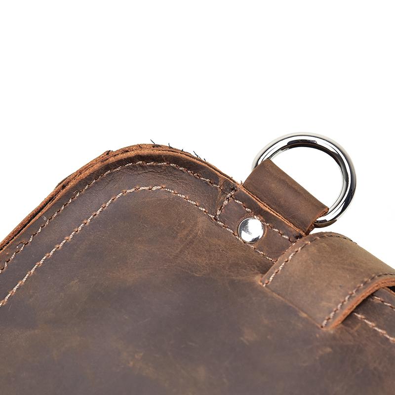 The Gustav Messenger Bag | Large Capacity Vintage Leather Messenger Bag - The Tool Store