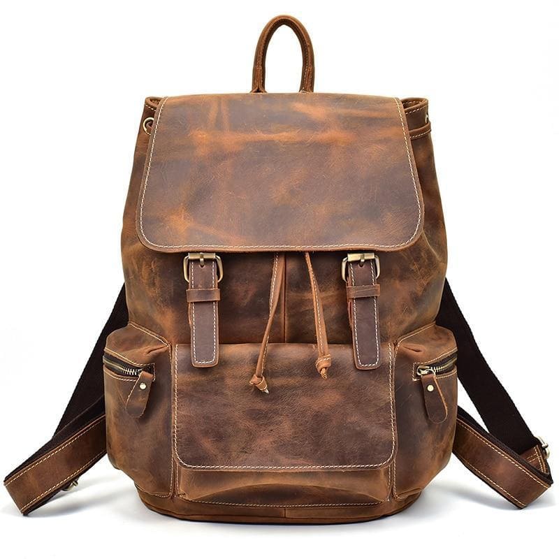 The Hagen Backpack | Vintage Leather Backpack - The Tool Store