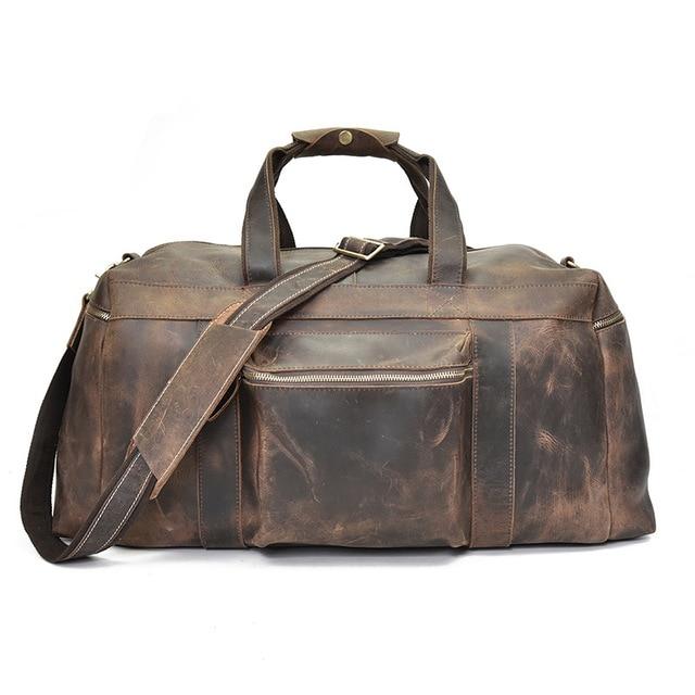 The Colden Duffle Bag | Large Capacity Leather Weekender - The Tool Store