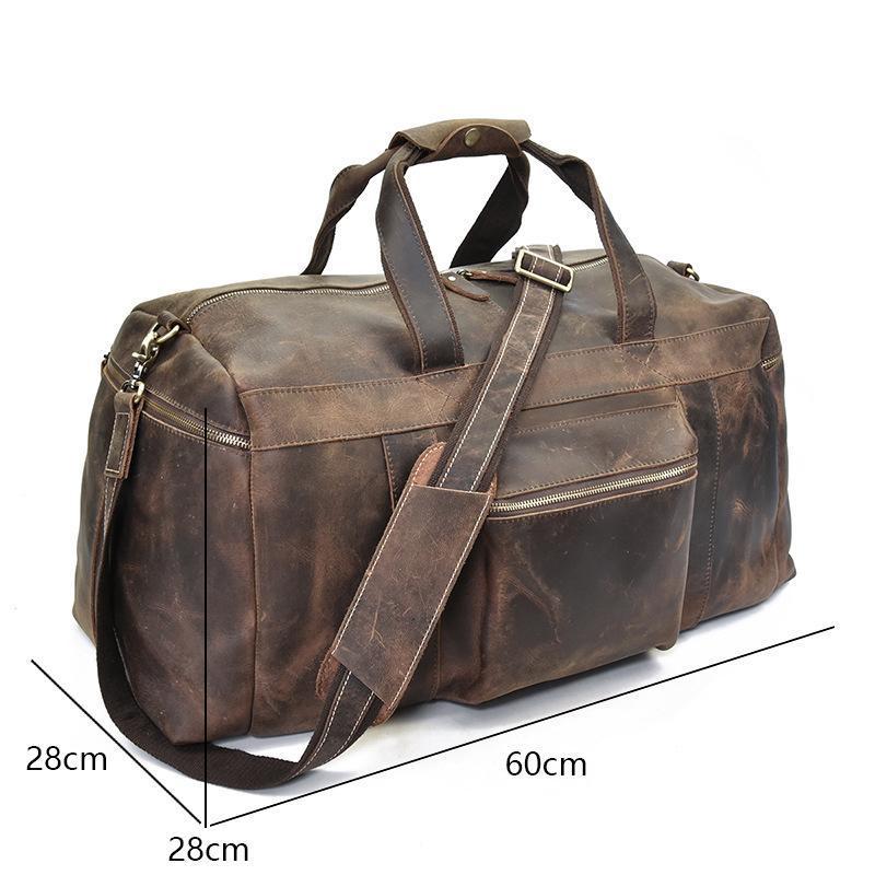 The Colden Duffle Bag | Large Capacity Leather Weekender - The Tool Store