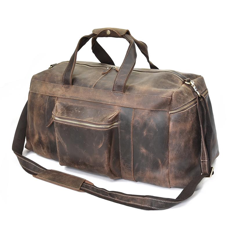 The Colden Duffle Bag | Large Capacity Leather Weekender - The Tool Store