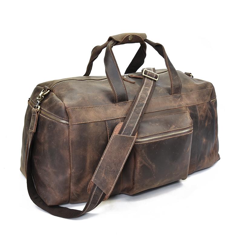 The Colden Duffle Bag | Large Capacity Leather Weekender - The Tool Store