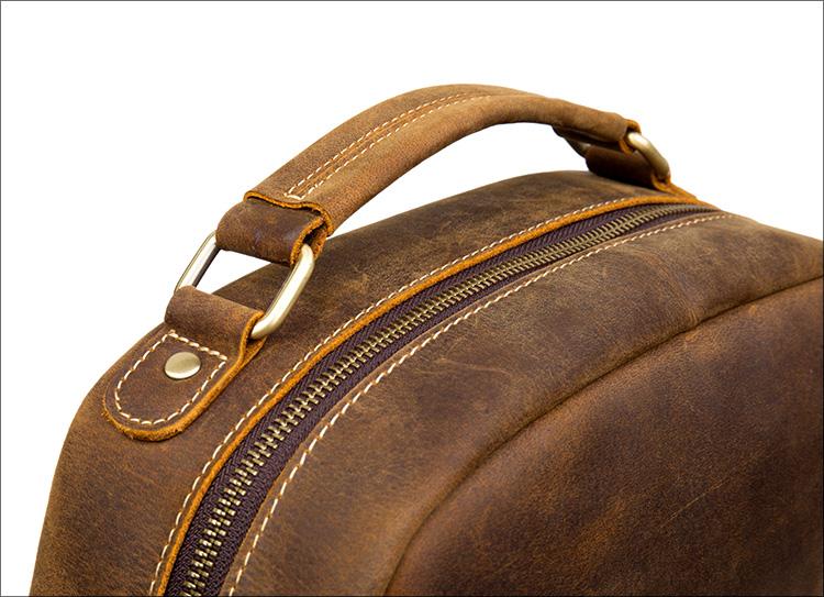 The Langley Backpack | Genuine Vintage Leather Backpack - The Tool Store