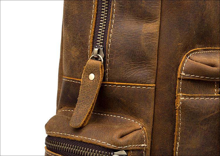 The Langley Backpack | Genuine Vintage Leather Backpack - The Tool Store