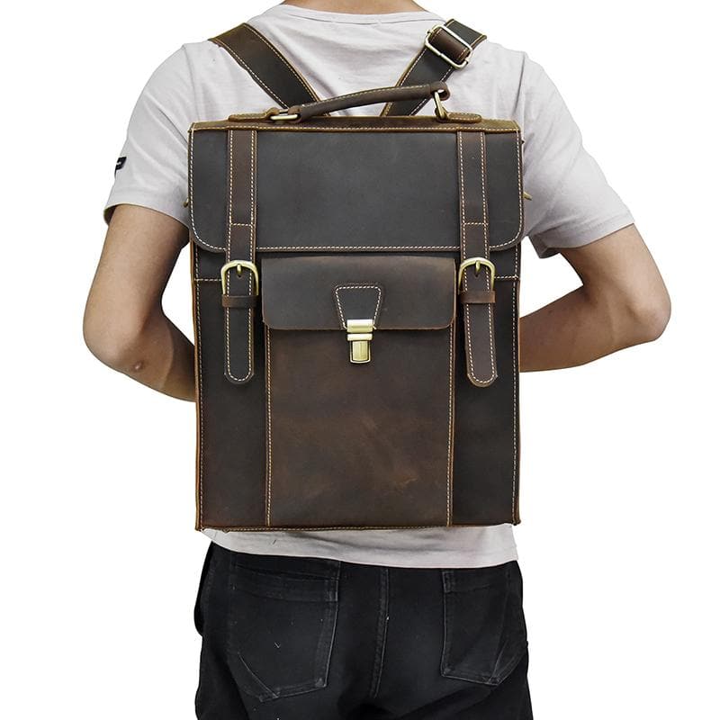 The Vali Backpack | Handmade Vintage Leather - The Tool Store