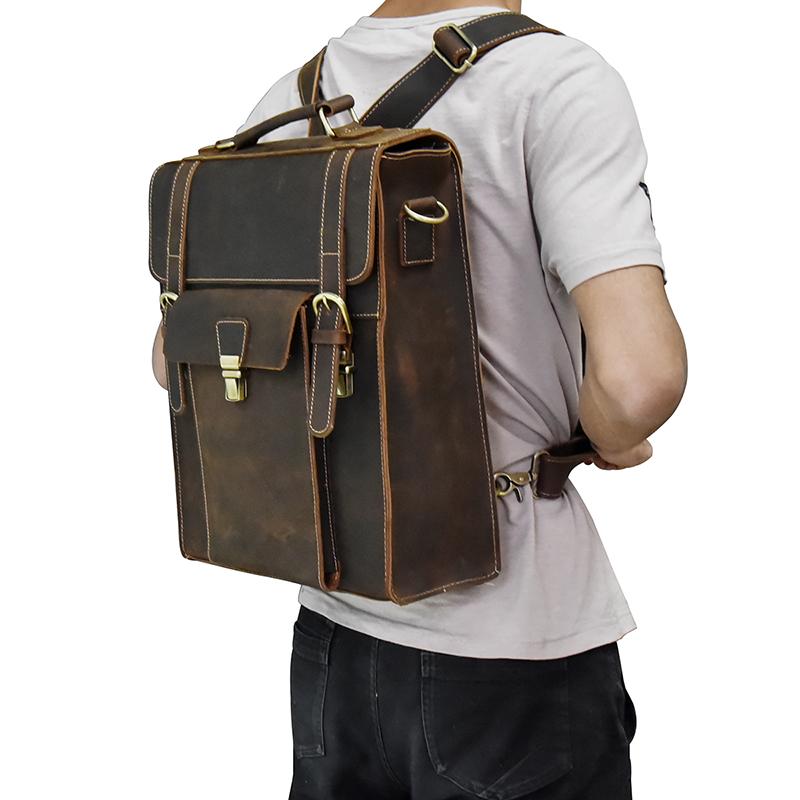 The Vali Backpack | Handmade Vintage Leather - The Tool Store