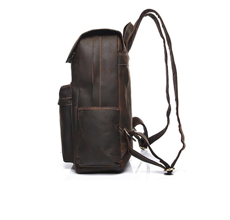 The Helka Backpack | Genuine Vintage Leather Backpack - The Tool Store