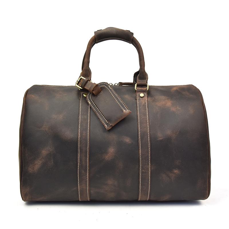 The Brandt Weekender | Small Leather Duffle Bag - The Tool Store