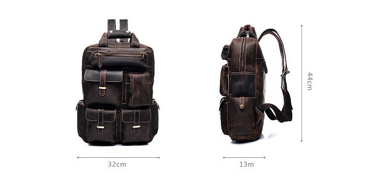 The Shelby Backpack | Handmade Genuine Leather Backpack - The Tool Store