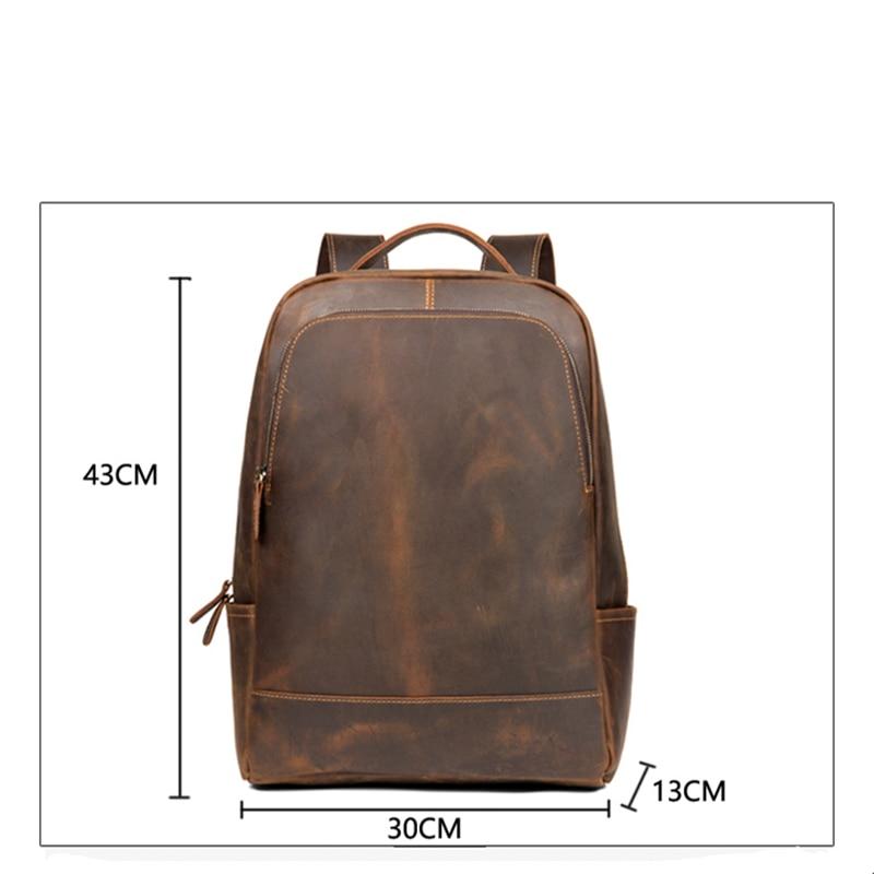 The Vernon Backpack | Genuine Vintage Leather Minimalist Backpack - The Tool Store