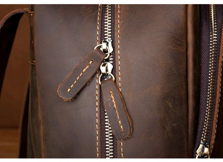 The Vernon Backpack | Genuine Vintage Leather Minimalist Backpack - The Tool Store