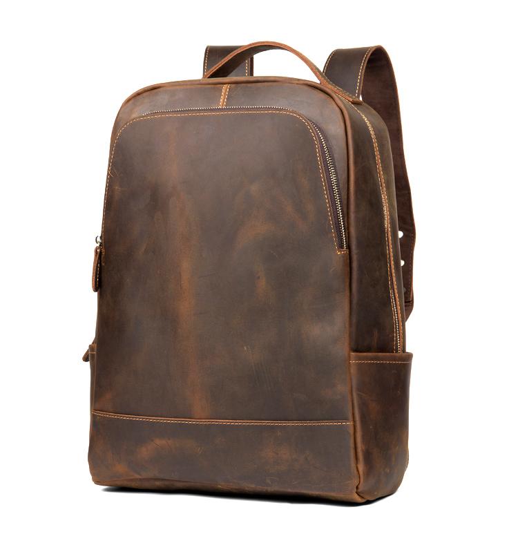 The Vernon Backpack | Genuine Vintage Leather Minimalist Backpack - The Tool Store